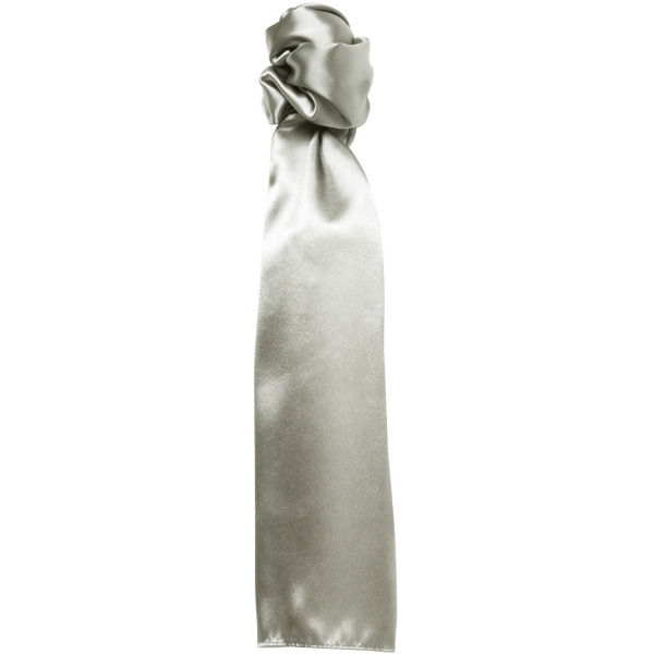 'Colours' Plain Business Scarf Silver One Size