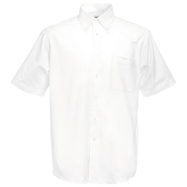 Short Sleeve Oxford Shirt (65-112-0) White S