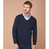 Lightweight Cotton Acrylic V Neck Sweater