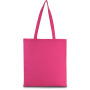 Shopper bag long handles Magenta One Size