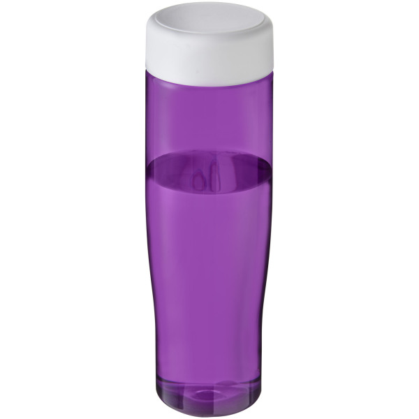 H2O Active® Tempo 700 ml screw cap water bottle - Purple/White