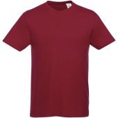 Heros heren t-shirt met korte mouwen - Bordeaux rood - XL