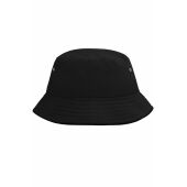 MB013 Fisherman Piping Hat for Kids - black/black - one size