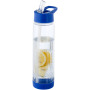 Tutti-frutti 740 ml Tritan™ infuser sport bottle - Transparent/Blue