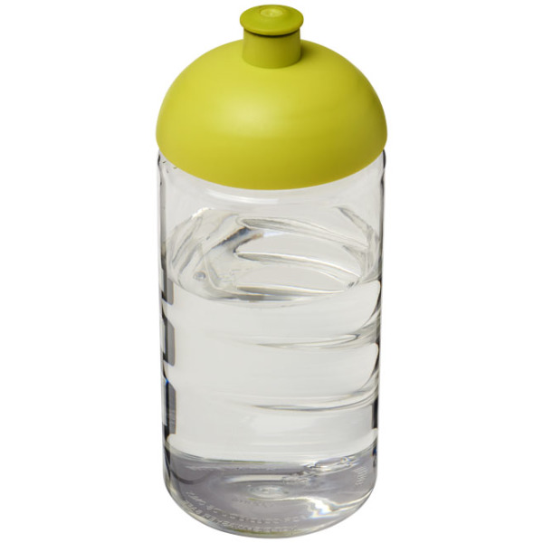H2O Active® Bop 500 ml bidon met koepeldeksel - Transparant/Lime