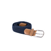 Elastische gevlochten riem Navy One Size