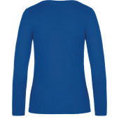 #E190 Ladies' T-shirt long sleeve Royal Blue XXL