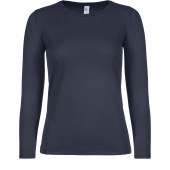 #E150 Ladies' T-shirt long sleeves Navy XS