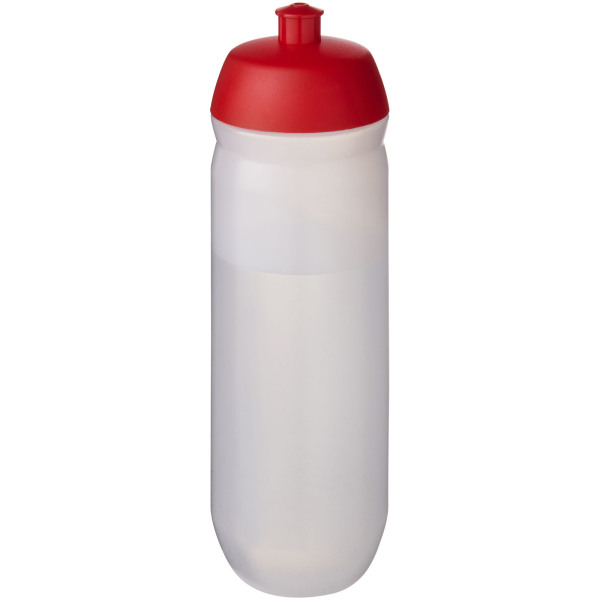 HydroFlex™ 750 ml squeezy sport bottle - Red/Transparent white
