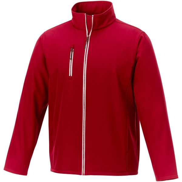 Orion men's softshell jacket - Red - 3XL