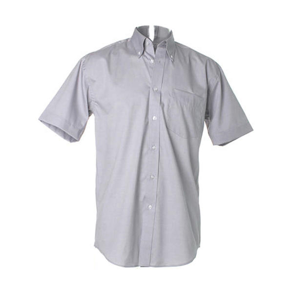 Classic Fit Premium Oxford Shirt SSL - Silver Grey