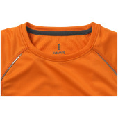 Quebec cool fit dames t-shirt met korte mouwen - Oranje/Antraciet - XS