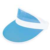 Sun visor with PVC peak