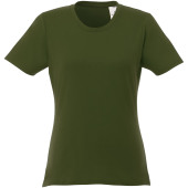 Heros kortärmad t-shirt, dam - Militärgrön - 2XL