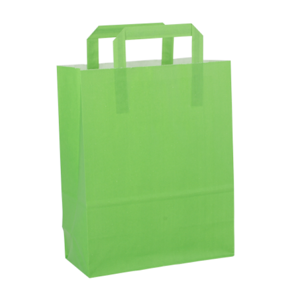 Papieren tas met plat hengsel 320x430x150 mm Papieren tas met plat hengsel 320x430x150 mm