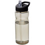H2O Active® Eco Base 650 ml sportfles met tuitdeksel - Charcoal/Zwart
