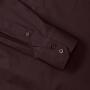 RUS Men LSL Fitted Stretch Shirt, Port, M