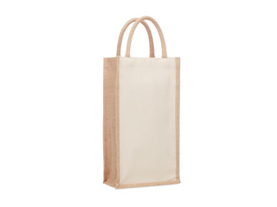 CAMPO DI VINO DUO - Jute wijntas voor 2 flessen