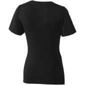 Kawartha biologisch dames t-shirt met korte mouwen - Zwart - XS