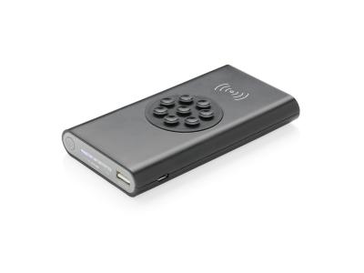 8.000 mAh 5W draadloze type C powerbank, zwart 8.000 mAh 5W draadloze type C powerbank, zwart