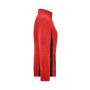 Ladies' Workwear Fleece Jacket - STRONG - - red/black - 4XL