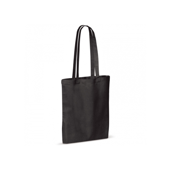 Shoulder bag cotton OEKO-TEX® 140g/m² 38x42cm - Black
