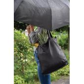 21" manueel open paraplu met tote tas, zwart