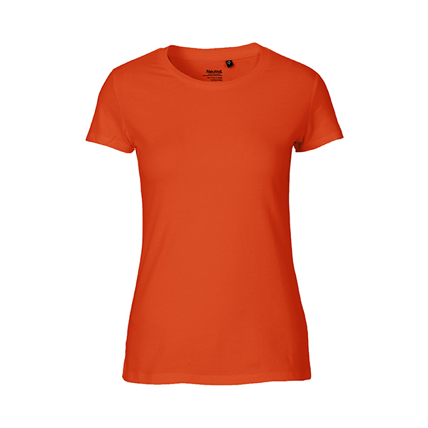 Neutral ladies classic t-shirt-Orange-XXL