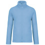 Microfleece met rits heren Sky Blue 4XL