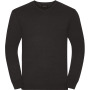 V-neck Knitted Pullover Charcoal Marl XXL