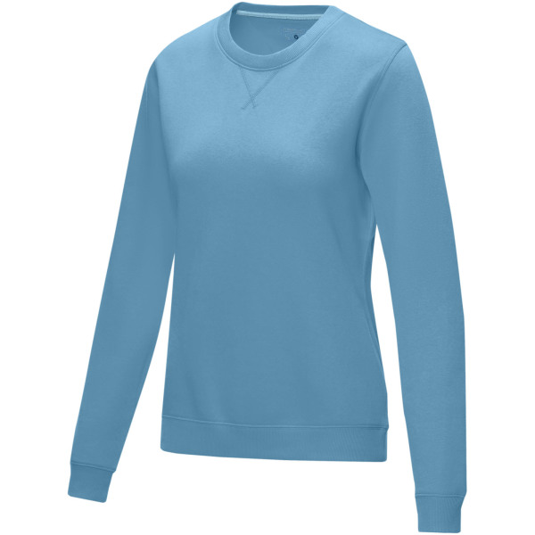 Jasper women’s GOTS organic GRS recycled crewneck sweater - NXT blue - XXL