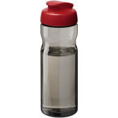 H2O Active® Eco Base 650 ml drikkeflaske med fliplåg - Rød/Trækul