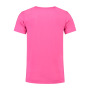 L&S T-shirt V-neck cot/elast SS for him fuchsia XXL