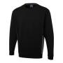 Two Tone Crew New Sweatshirt - 2XL - Black/Charcoal