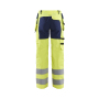 Dames High Vis Werkbroek met stretch en gereedschapzakken