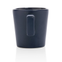 Ceramic modern coffee mug, navy