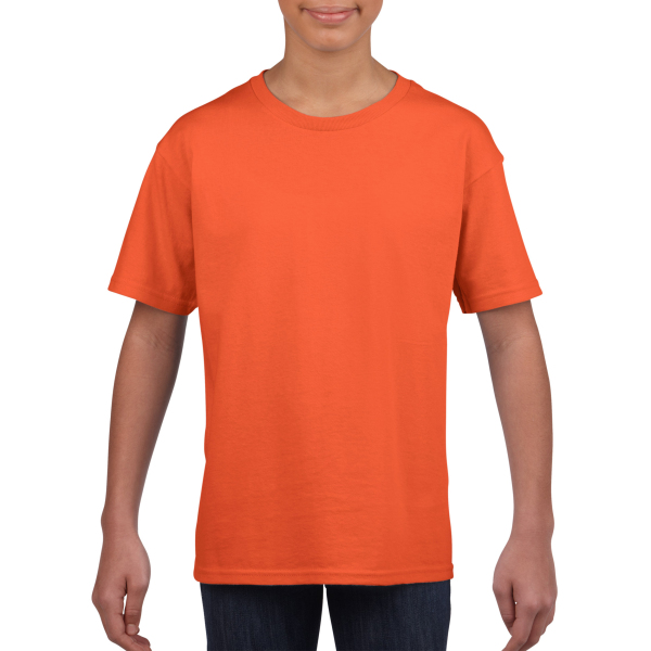 Gildan T-shirt SoftStyle SS for kids Orange XS
