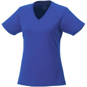 Amery kortærmet cool fit-T-shirt m. V-hals, dame - Blå - S