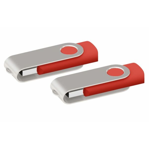 USB stick Twister 2.0 rood 1Gb