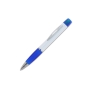 Ball pen Hawaii with tri-colour highlighter - White / Blue