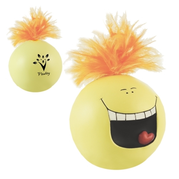 Anti-stress spraakzame man gek haar