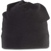 Muts van fleece Black One Size