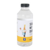 Ronde waterfles 330 ml met platte dop Ronde waterfles 330 ml met platte dop