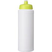 Baseline® Plus 750 ml flaska med sportlock - Vit/Limegrön