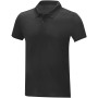 Deimos short sleeve men's cool fit polo - Solid black - 5XL