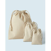Recycled Cotton/Polyester Stuff Bag - Natural Heather - 2XS (10x14)