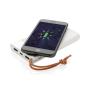 Aria 8.000 mAh powerbank met draadloos opladen, wit