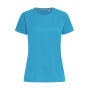 Active 140 Team Raglan Women - Hawaii Blue - XL