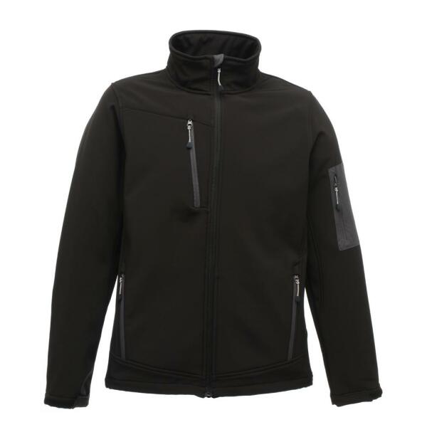 Arcola Soft Shell Jacket, Black/Seal Grey, 3XL, Regatta