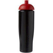 H2O Active® Tempo 700 ml drikkeflaske med kuppelformet låg - Ensfarvet sort/Rød